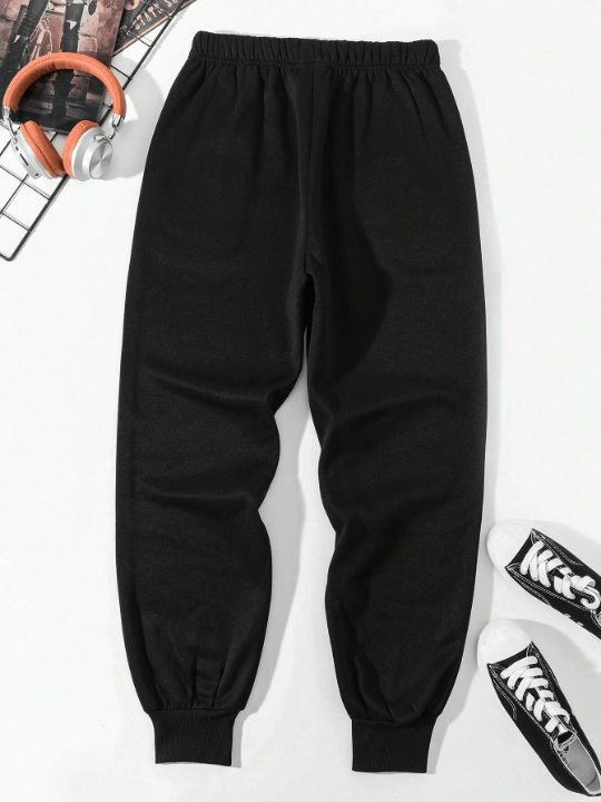 Men's Drawstring Elastic Waist And Cuffed Pants - Lolli World Marketplace
