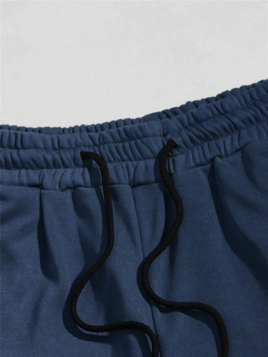 Men's Drawstring Waist Casual Jogger Pants Featuring Diagonal Pockets - Lolli World Marketplace