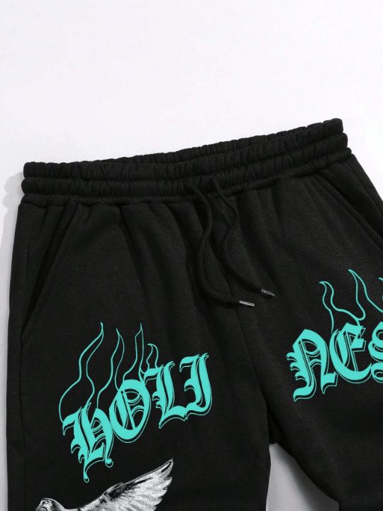 Men's Printed Drawstring Waist Pants - Lolli World Marketplace