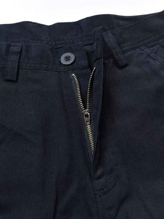 Men's Solid Color Flap Pocket Pants - Lolli World Marketplace