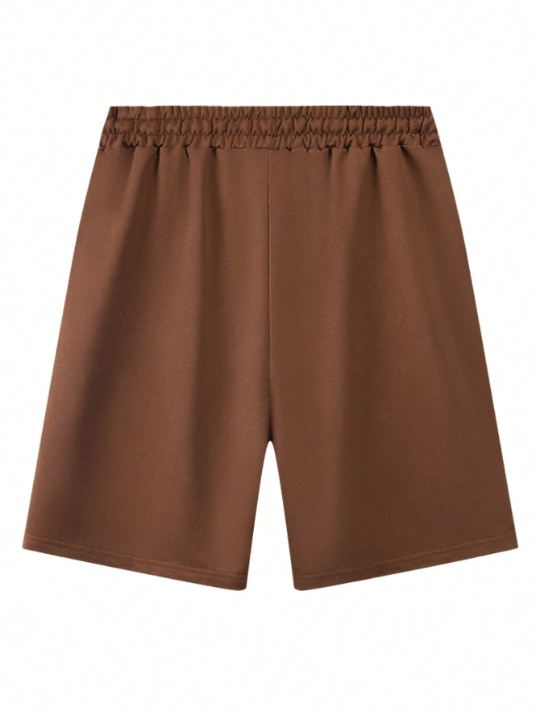 Men's Summer Stylish Drawstring Waist Shorts With Flying Bird Print For Casual Look - Lolli World Marketplace