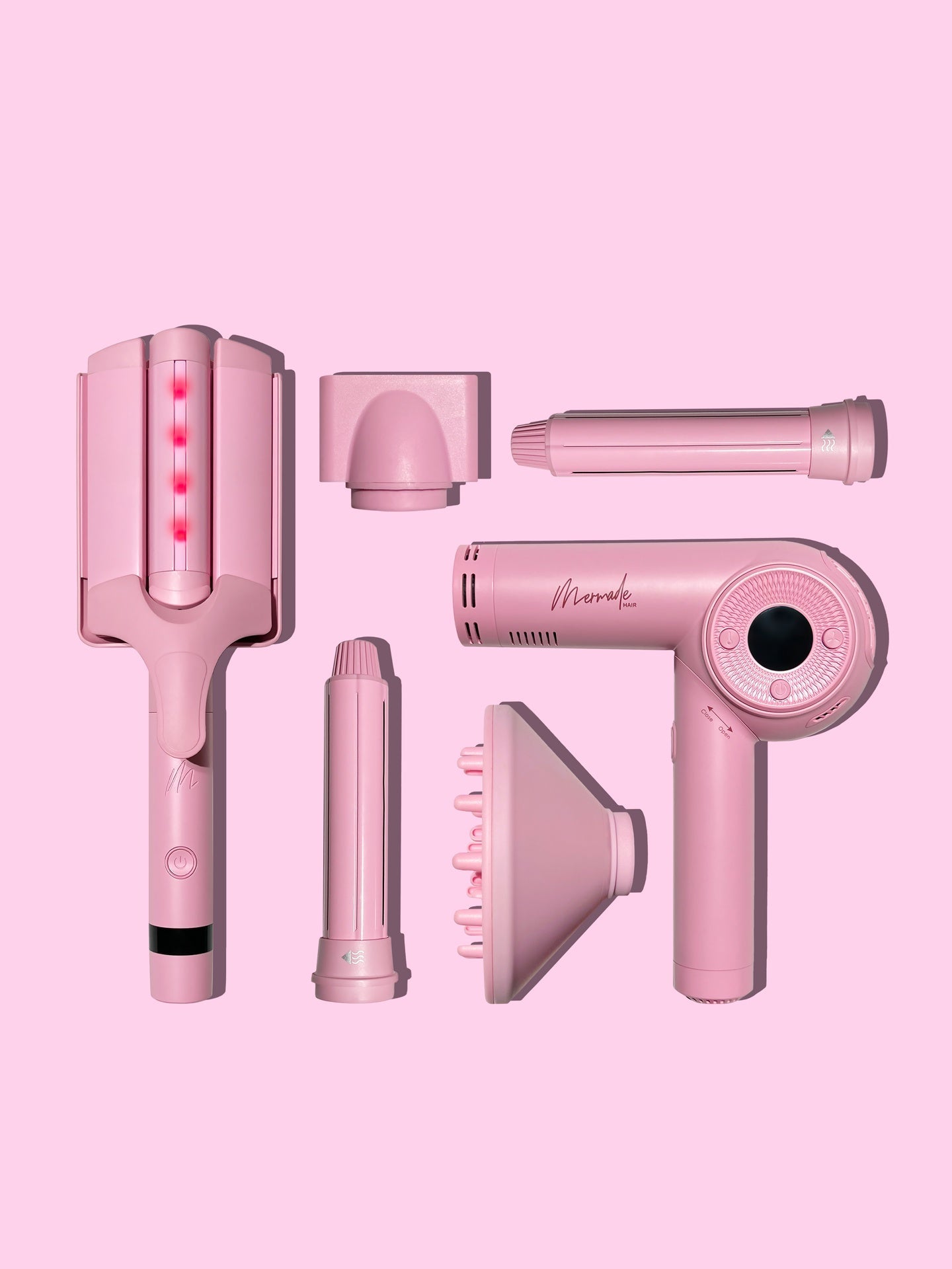 Mermade M Dryer Pink Mini Hair Dryer