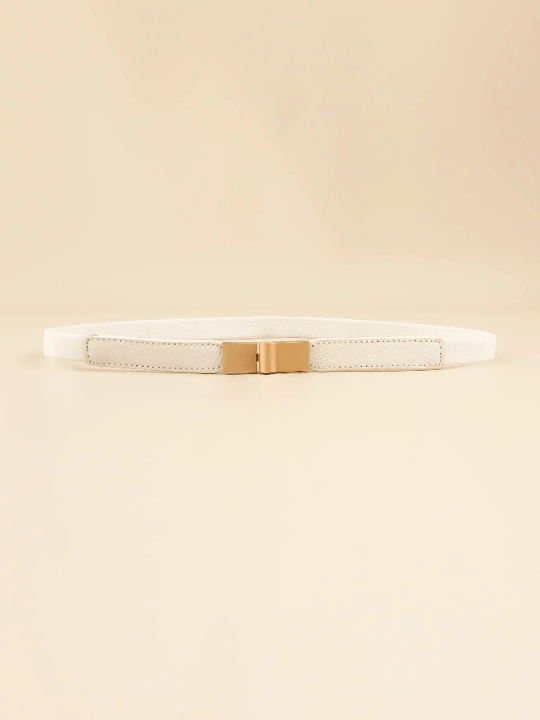 Metal Buckle Skinny Belt - Lolli World Marketplace