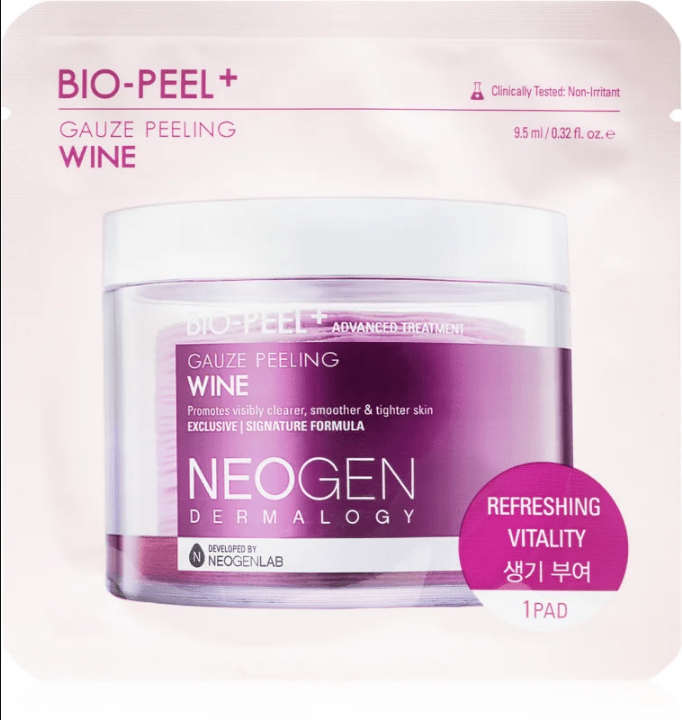 Neogen Dermalogy Bio - Peel+ Gauze Peeling Wine
