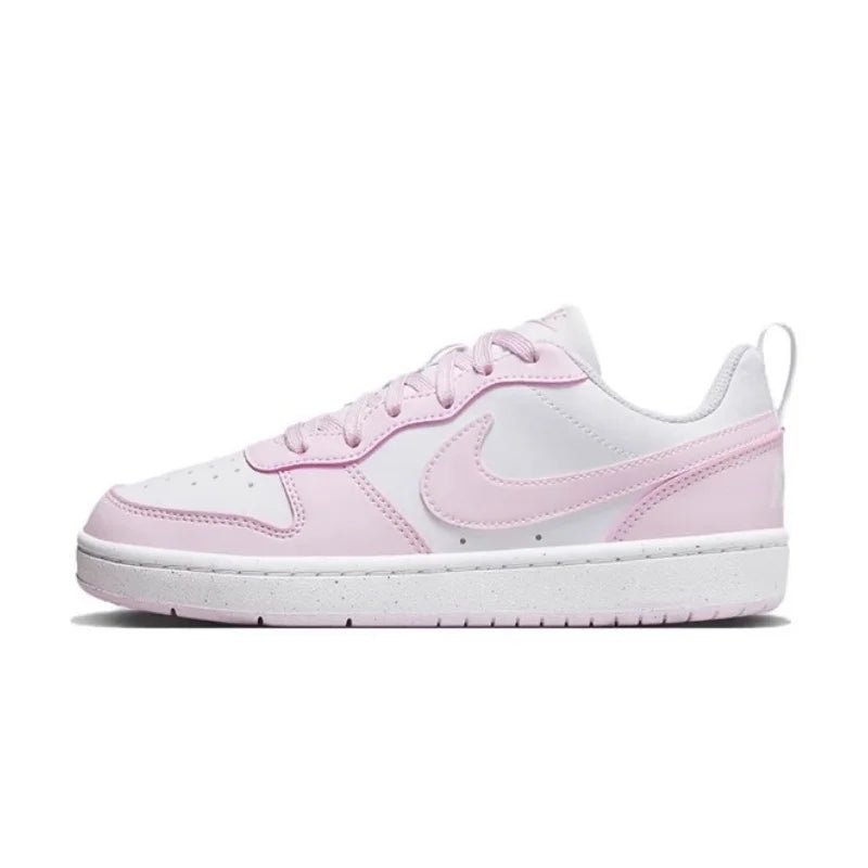 Nike Court Borough Low 2 Women's Breathable Pink Non - Slip Casual Sneakers DV5456 - 105