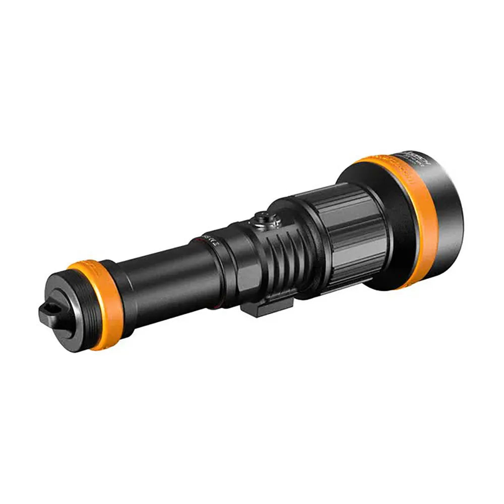 OrcaTorch ZD710 MK2 Zoomable Dive Light Beam Angle 4°-72° Adjustable, Max 212500cd Beam Intensity