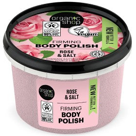 Organic Shop Body Polish Rose & Salt 250 ml