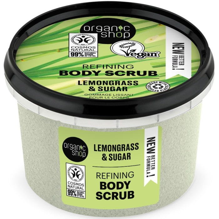 Organic Shop Body Scrub Lemongrass & Sugar 250 ml