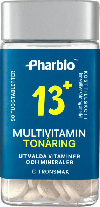 Pharbio Multivitamin Toning 13+ 90 chewable tablets