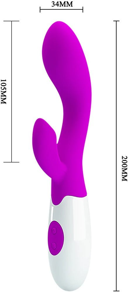 PRETTY LOVE Brighty vibrator with clitoris stimulator without battery