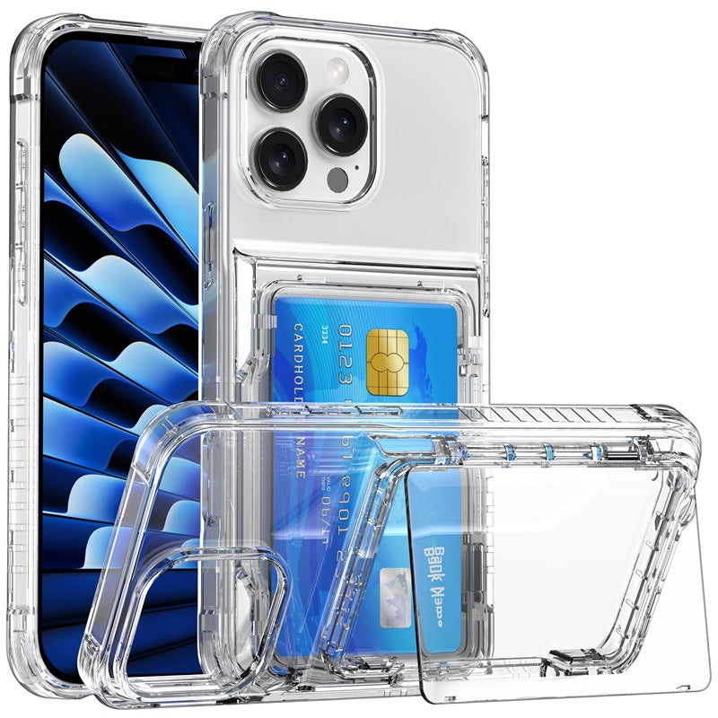 Clear iPhone Case Premium Protection Card Slot