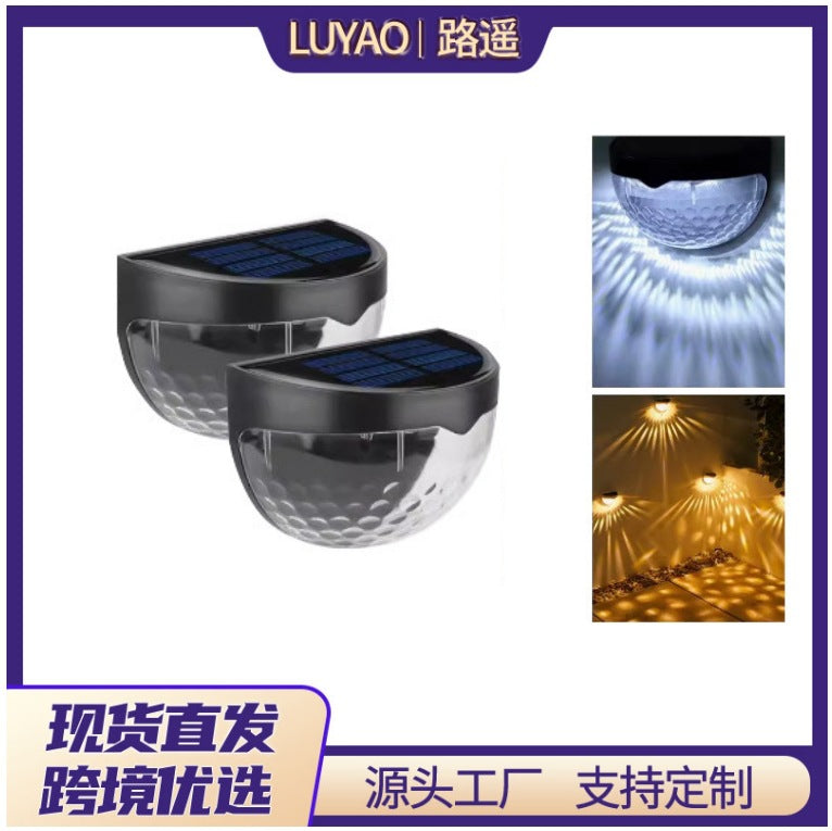 Solar LED Fence Light Outdoor Ambiance Effortless Style