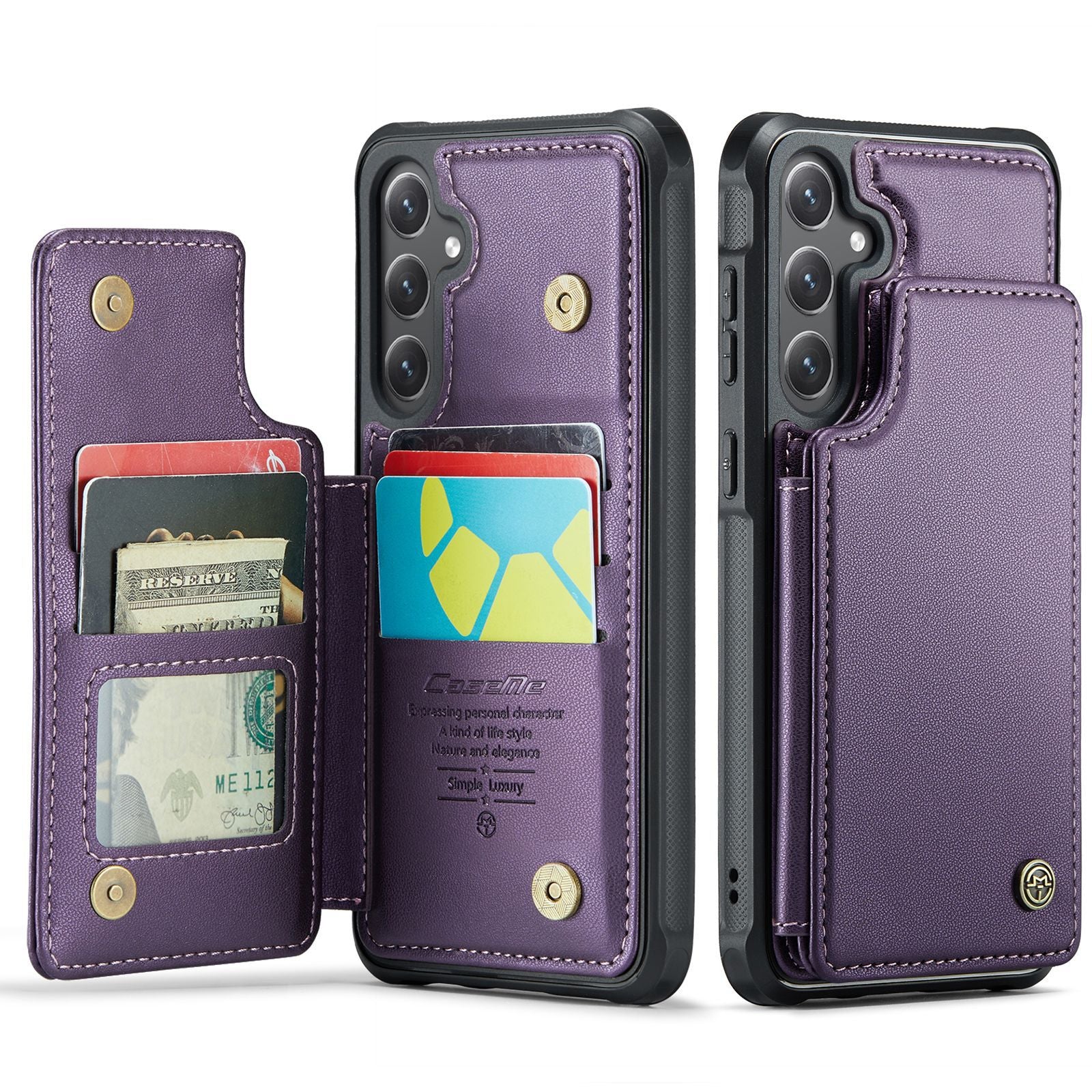 Samsung S25 Edge Secure Wallet Case with RFID
