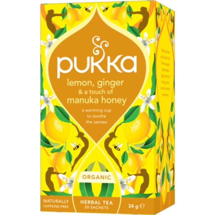 Pukka Tea Lemon, Ginger & Manuka Honey 20 pcs