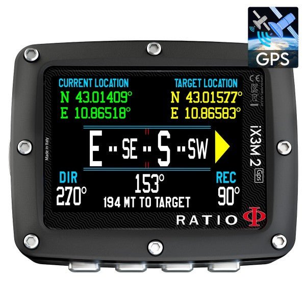 Ratio iX3M 2 GPS Tech+ Dive Computer