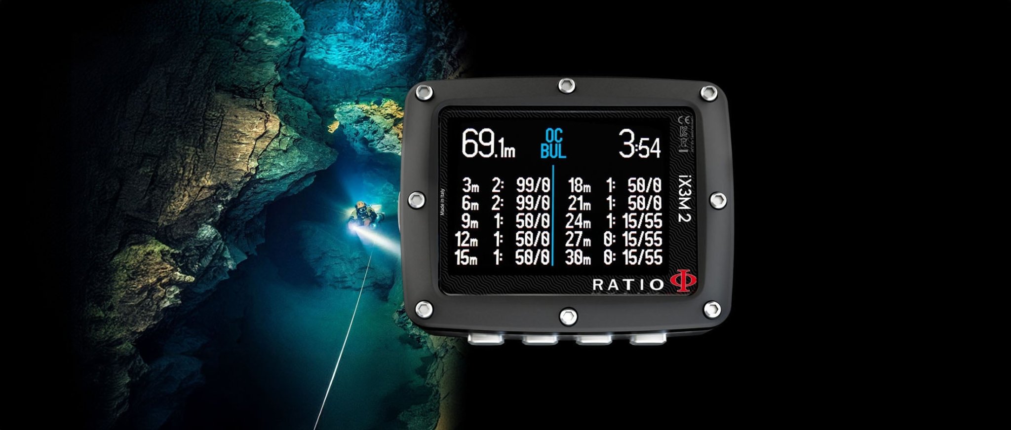 Ratio iX3M 2 GPS Tech+ Dive Computer