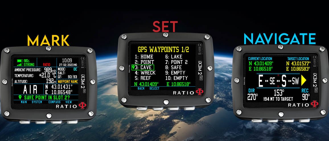 Ratio iX3M 2 GPS Tech+ Dive Computer