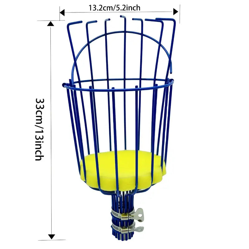 Metal Fruit Picker Tool with Adjustable Clamp
