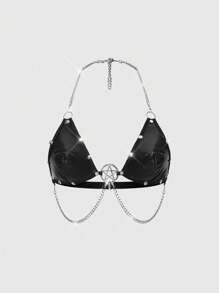 ROMWE Grunge Punk Gothic Sexy Lingerie Set
