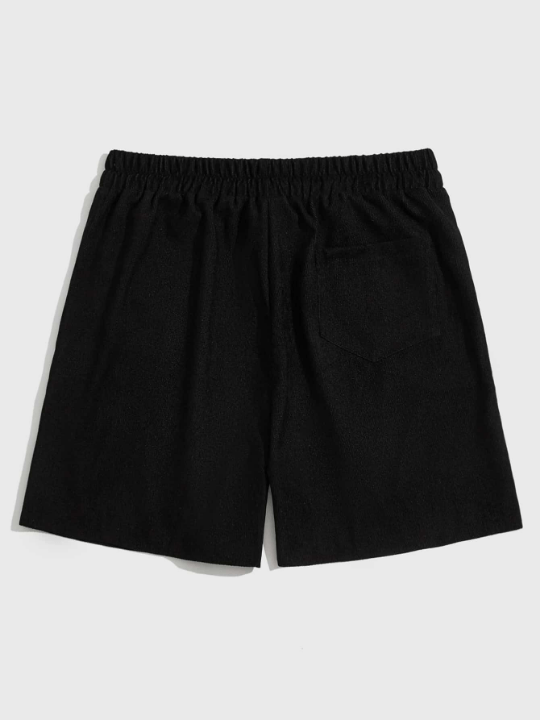 ROMWE Men Corduroy Drawstring Shorts - Lolli World Marketplace