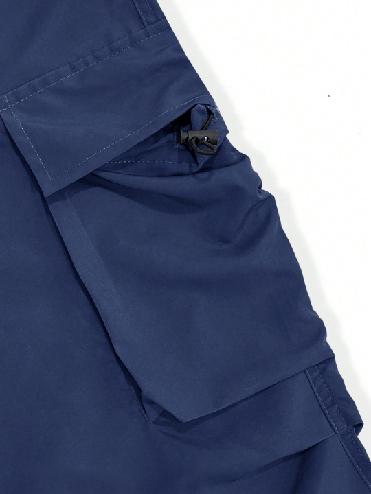 ROMWE Street Life Men Loose Fit Parachute Work Trousers - Lolli World Marketplace