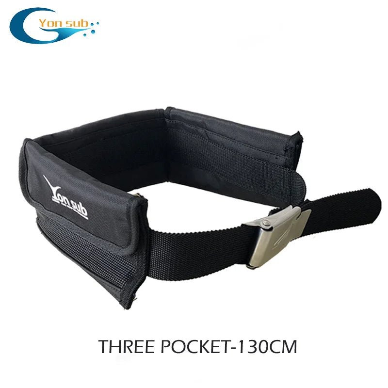 Scuba Adjustable 4/3 Pocket Diving Weight Belt With Stainless Steel Buckle Water Sport Equipment For Underwater Hunting 4 Colors