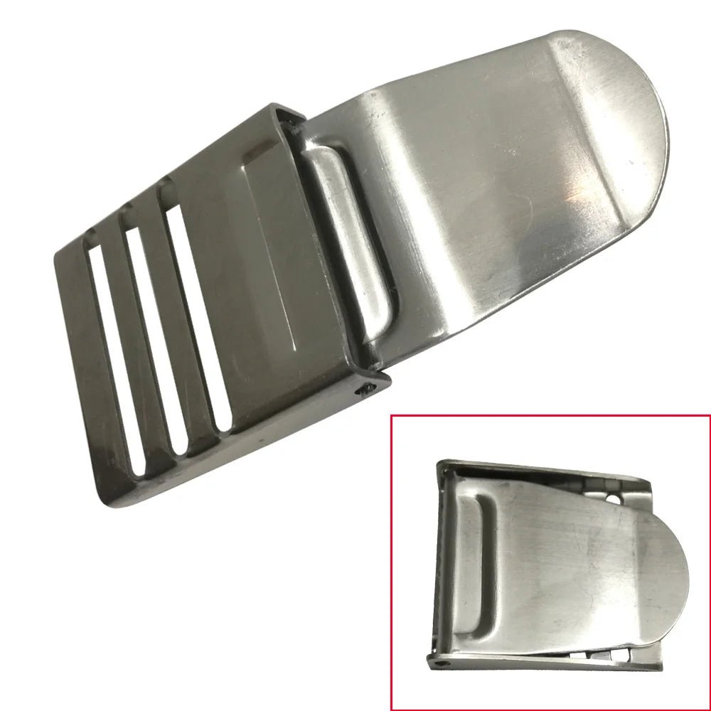 Scuba Diving Stainless Steel Weight Belt Buckle Harness Webbing Buckle Spearfishing Quick Released BCD waist Buckle for 5cm belt