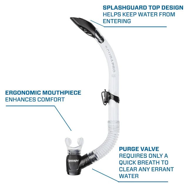 SCUBAPRO Escape Semi - Dry Snorkel