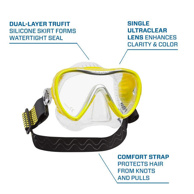 SCUBAPRO Synergy 2 Trufit Dive Mask, w/Comfort Strap