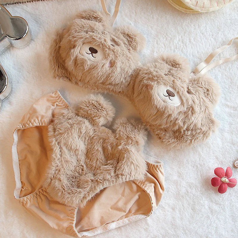 Soft Cute Bear Japanese - style Lingerie Women