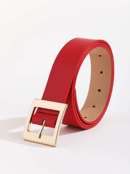 Square Buckle Belt With Punch Tool - Lolli World Marketplace