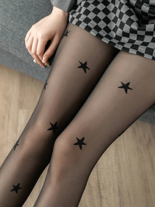 Star Pattern Tights - Lolli World Marketplace