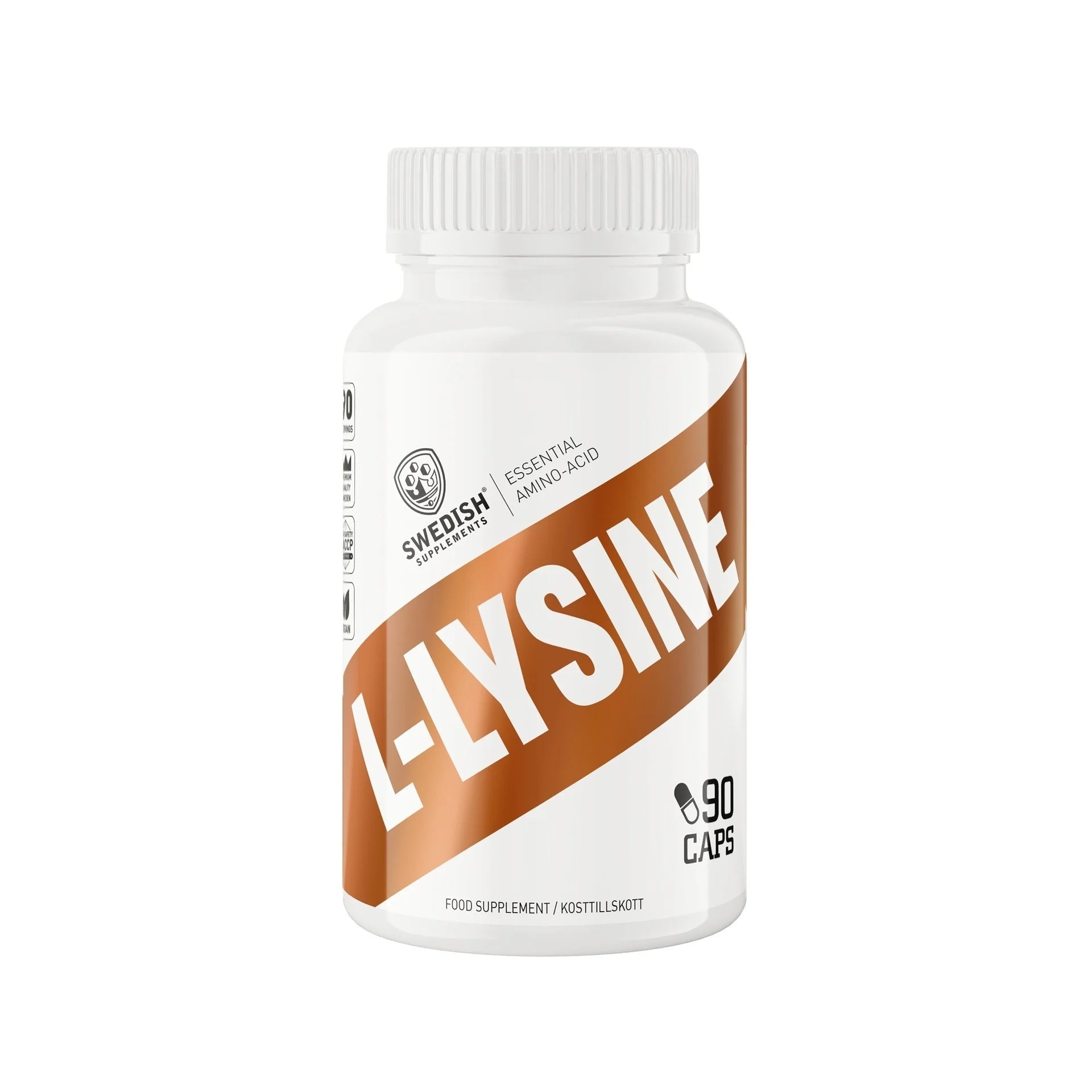 Swedish Supplements L - Lysine 90 pcs