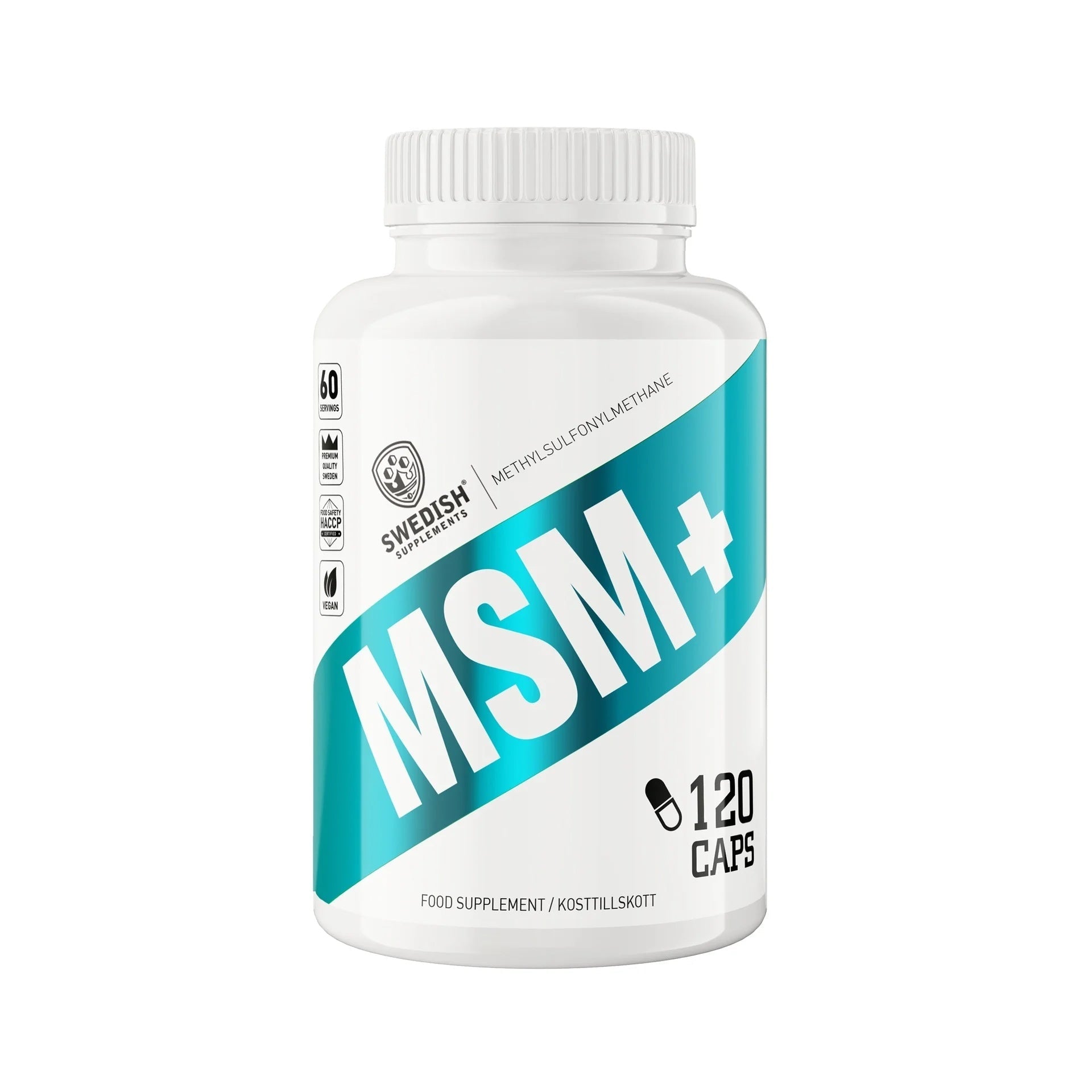 Swedish Supplements MSM+ 120 capsules