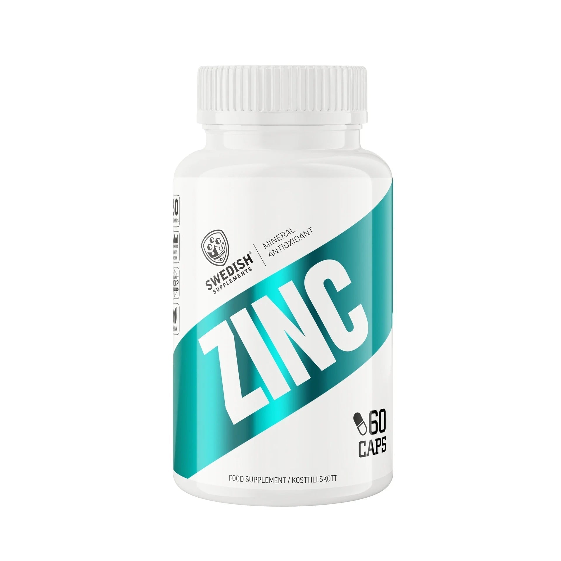Swedish Supplements Zinc 60 capsules
