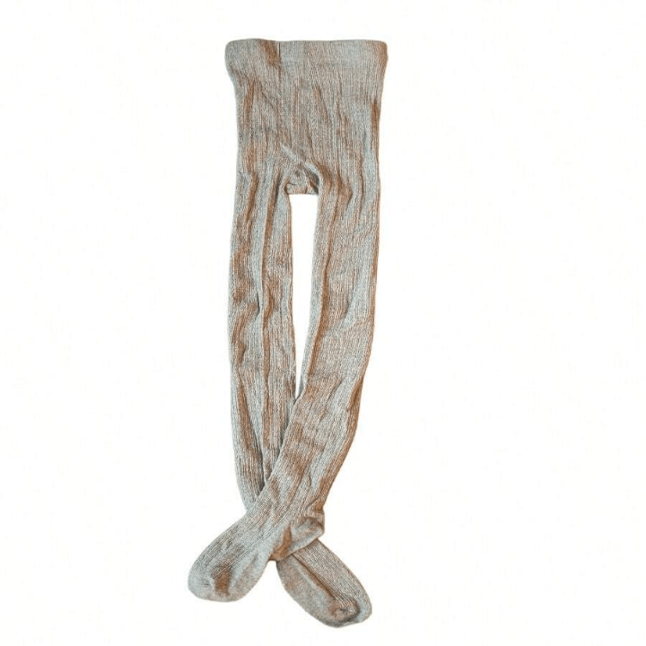 Twisted Light Grey Tights For Autumn And Winter, Keep Warm - Lolli World Marketplace