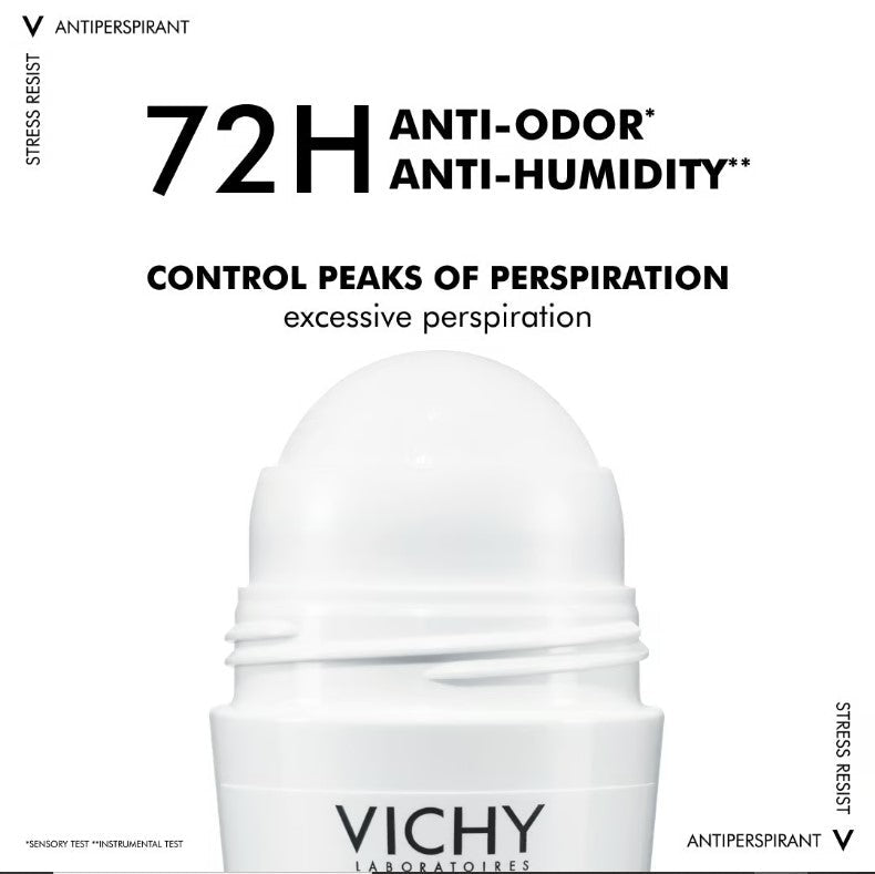 Vichy Stress Resist Antiperspirant 72H Deo Roll - On 50ml