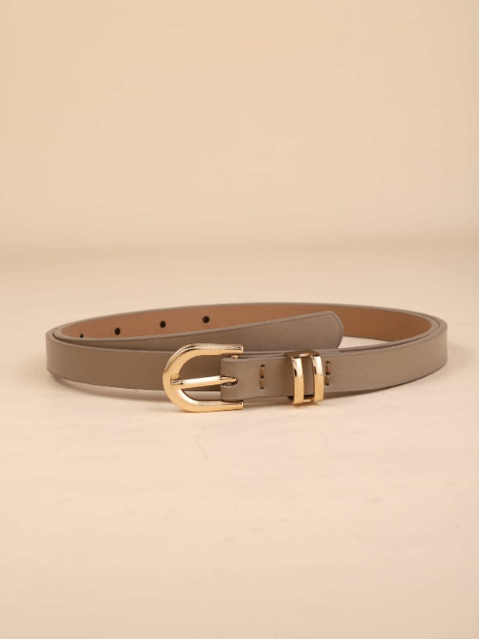 Women Letter Buckle Decor Fashionable Belt For Dress Decoration - Lolli World Marketplace