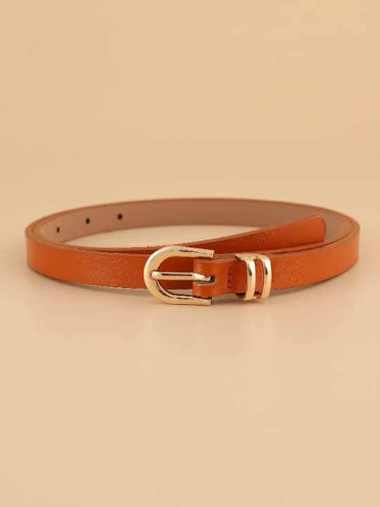Women's U - shaped Buckle Belt, Simple And Fashionable, Versatile Waistband For Decoration - Lolli World Marketplace