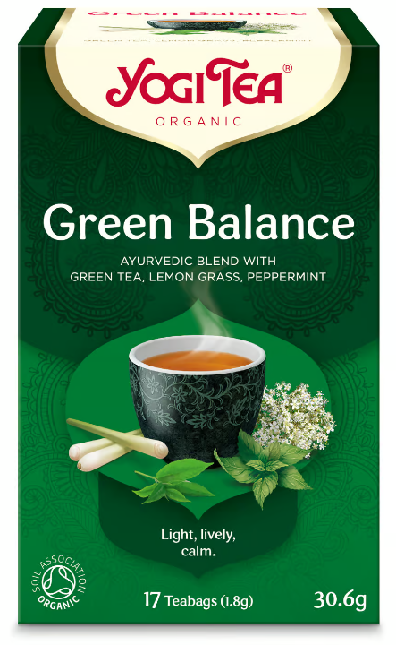 Yogi Tea Ayuvedic Organic Green Tea with Aromatic Cow