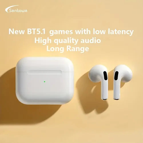 New Wireless BT Earphones, Fifth Generation, Compact And Convenient To Carry TWS Wireless Audio Earphones, In Ear Earphones Suitable For Gaming, Music, Sports, Low Frequency, In Ear Without Damaging The Ear