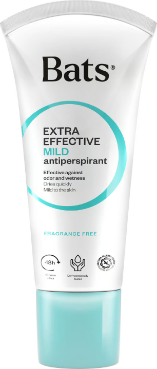 Bats Extra Effective Antiperspirant Mild Unperfumed Rol