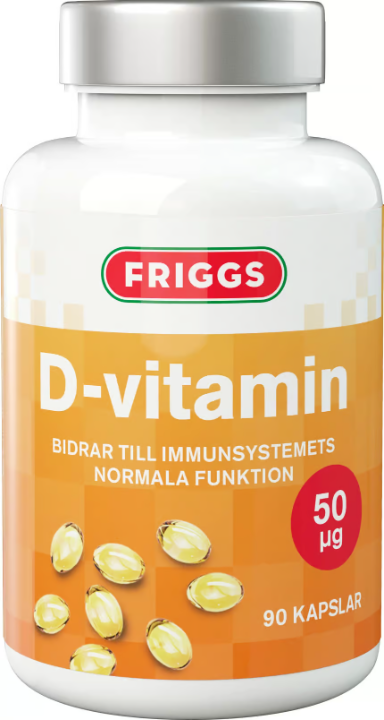 Friggs Vitamin D 50 µg 90 capsules