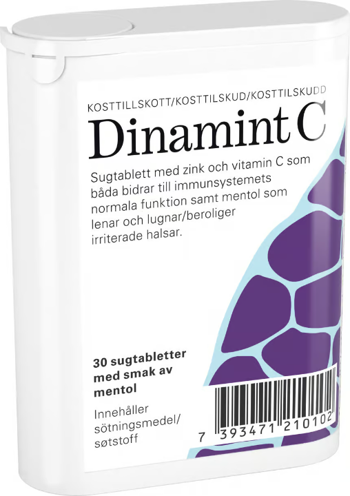 Dinamint C Leaning Throat Tablet 30 lozenges
