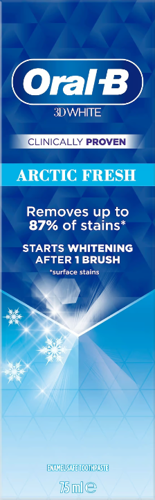 Oral-B 3D White Arctic Fresh 75 ml