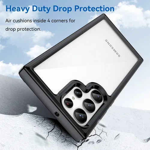 Transparent Phone Case And Soft TPU Folding Mobile Case For Galaxy S23 Samsung S23 Ultra Samsung S23 Plus