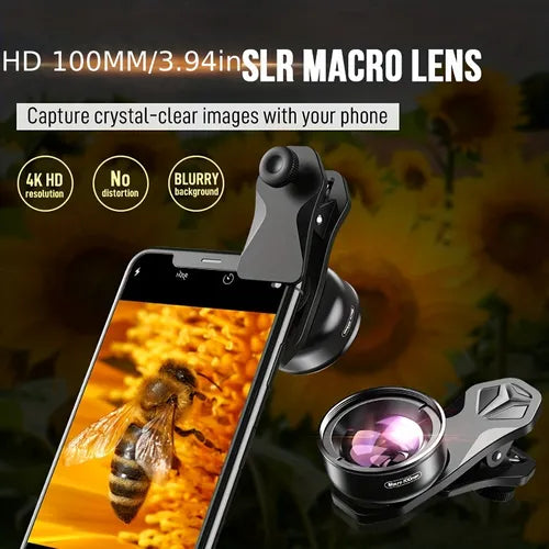 APEXEL 100mm Macro Lens Camera Phone Lens 4K HD Macro Lenses CPL Star Filter For IPhone 14 13 Pro Samsung Xiaomi All Smartphones