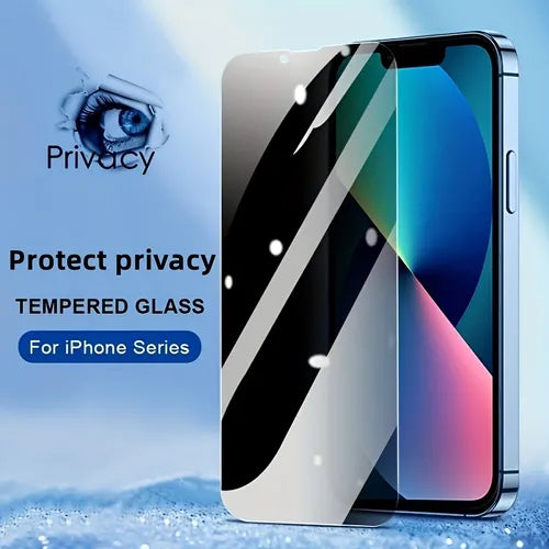 适用于 iPhone 14 13 12 11 Pro Max XR XS Max 8 7 6 Plus 隐私保护钢化玻璃防窥屏幕保护膜
