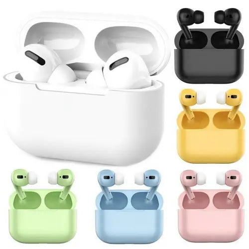 马卡龙 TWS 无线耳机 BT 5.1 耳机立体声耳塞运动耳机带麦克风,音量控制,防水适用于手机平板电脑