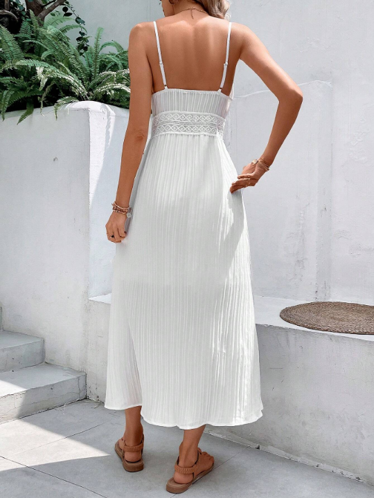 VCAY Button Front Cami Dress